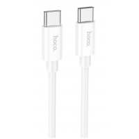 Кабель USB-C HOCO X87 Magic Type-C-Type-C, 3A, 60W, 1м, белый