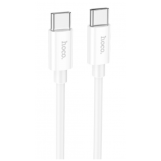 Кабель USB-C HOCO X87 Magic Type-C-Type-C, 3A, 60W, 1м, белый