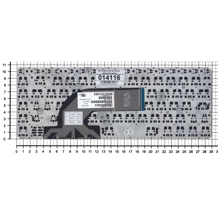 Клавиатура для HP ProBook 430 G2 440 G2 445 G2 черная без рамки