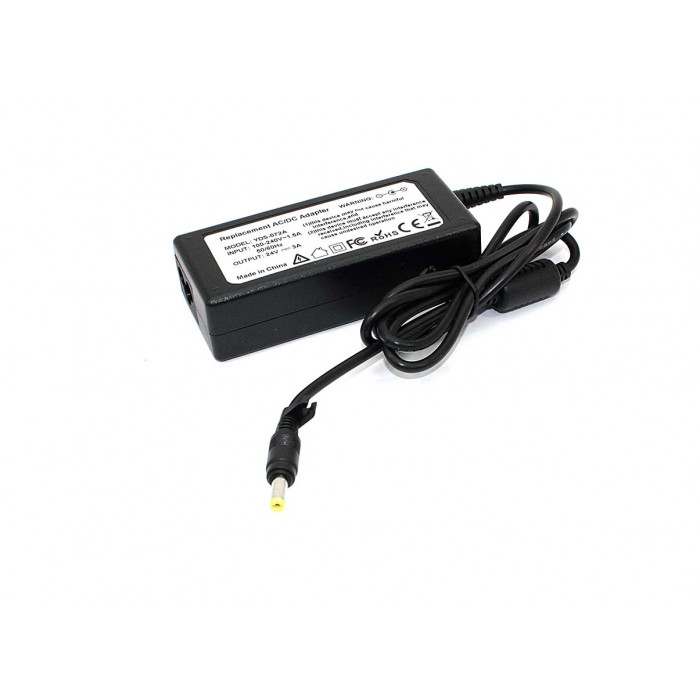 Блок питания для монитора и телевизора LCD 24V 3A 72W 4.8x1.7 OEM