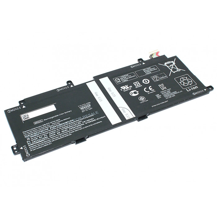 Аккумулятор для HP HSTNN-DB9E (MR02XL) 7.7V 5950mAh