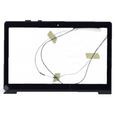 Сенсорное стекло (тачскрин) для Asus VivoBook S550CB 5345S FPC-1 черное с рамкой