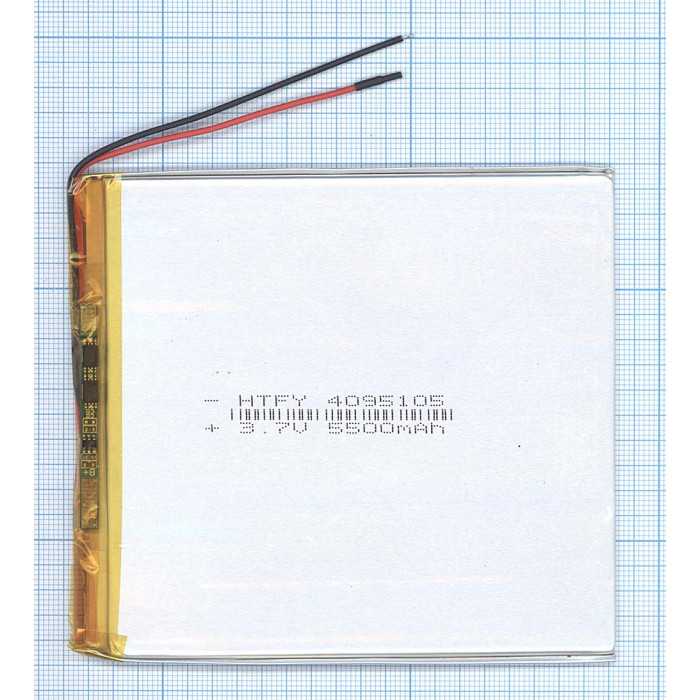Аккумулятор Li-Pol (батарея) 4*95*105мм 2pin 3.7V/5500mAh