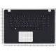 Клавиатура для Acer Aspire ES1-511 черная топ-панель