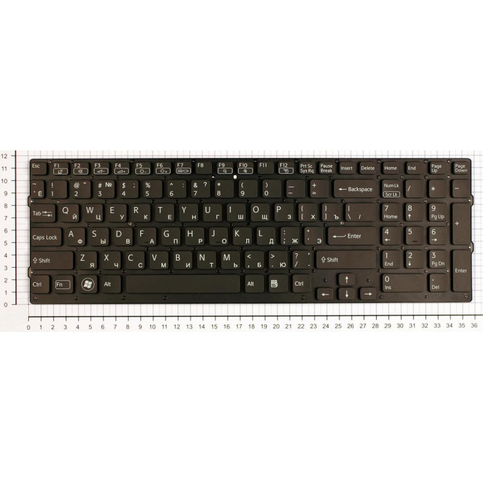 Клавиатура для Sony Vaio VPC-F219fc VPC-F22 VPC-F23 черная 9Z.N6CLF.A01, 9Z.N6CBF.A0R