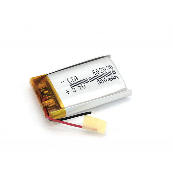 Аккумулятор Li-Pol (батарея) 6*20*30мм 2pin 3.7V / 300mAh