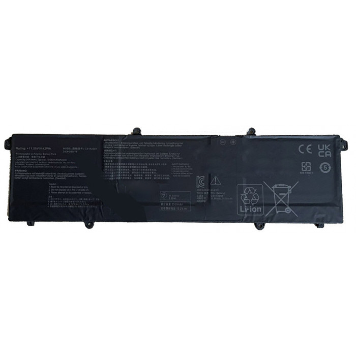 Аккумулятор для Asus X1605 (C31N2201) 11.55V 42Wh