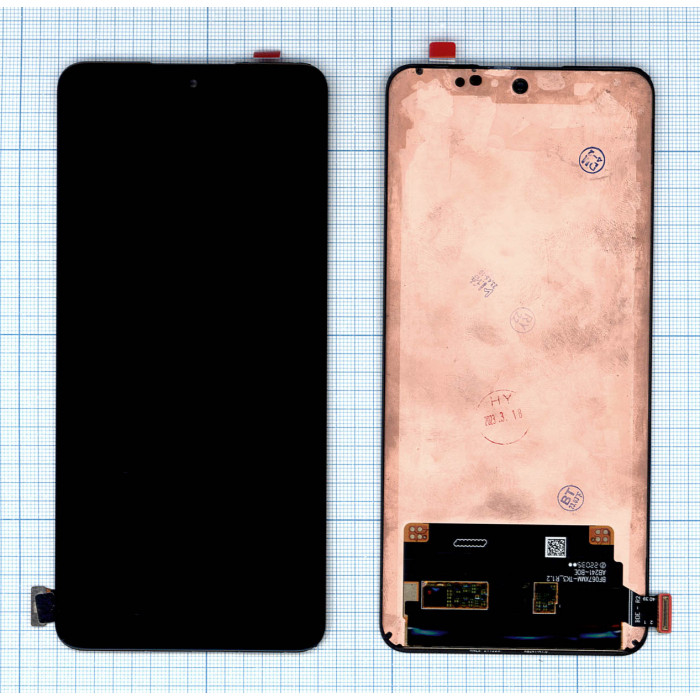 Дисплей для Realme GT Neo 3 в сборе с тачскрином черный