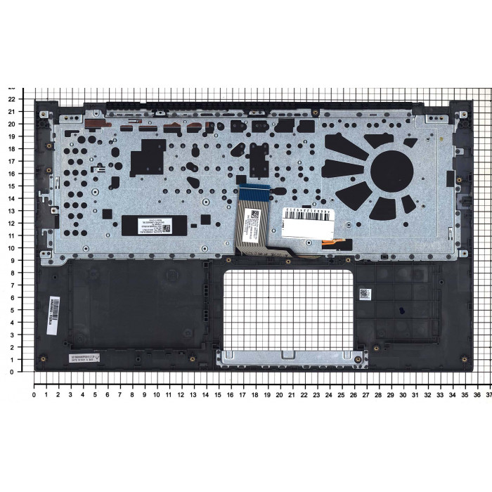 Клавиатура для Asus X512 серая топ-панель с подсвтекой
