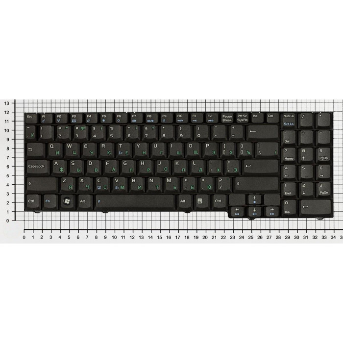 Клавиатура для Asus M50 M70 X70 X71 G50 черная