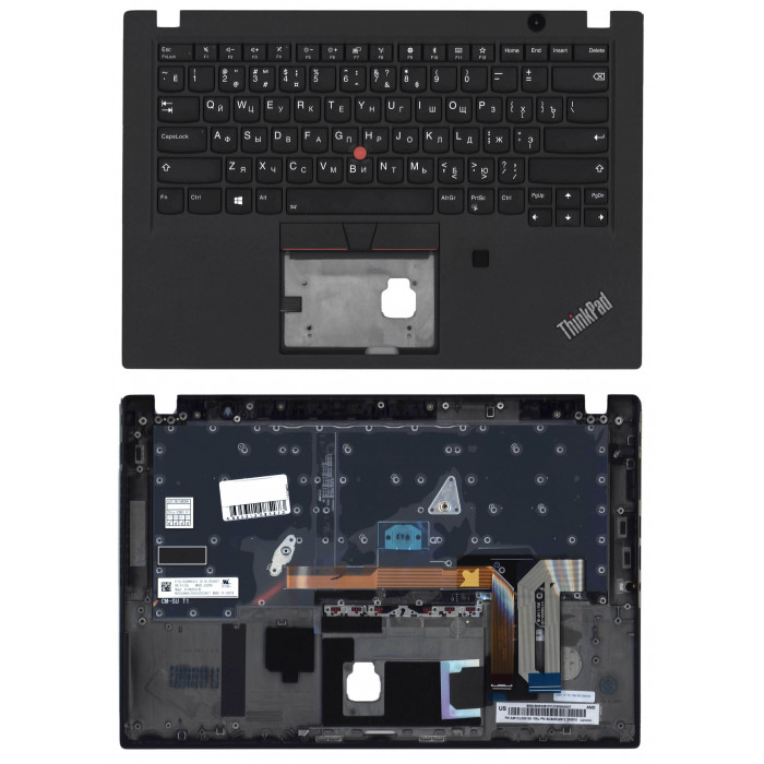 Клавиатура для Lenovo ThinkPad T495s Черный топкейс