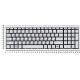Клавиатура для HP 15-dw серебристая с подсветкой