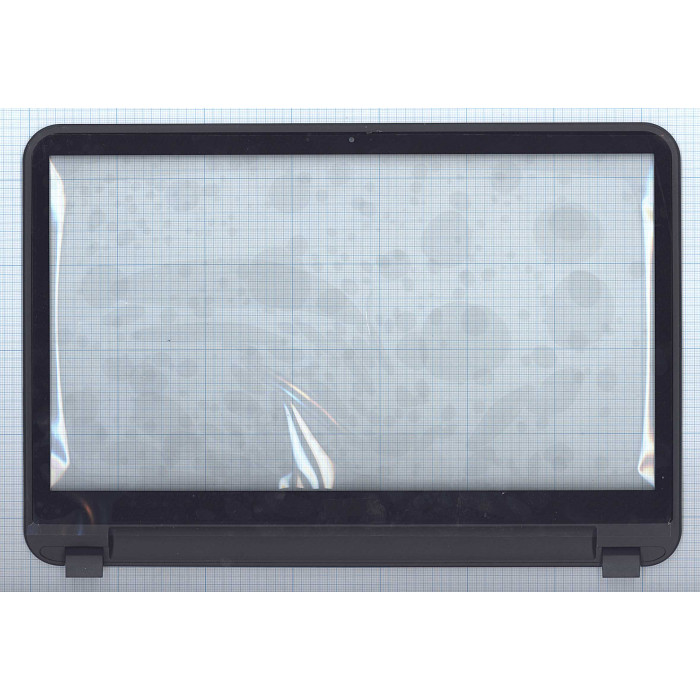 Сенсорное стекло (тачскрин) для Dell Inspiron 15R 04J3M2 черное c рамкой
