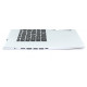 Клавиатура для ноутбука Acer Aspire A517-52 черная топ-панель серебристая