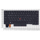 Клавиатура для Lenovo ThinkPad X390 черная с подсветкой