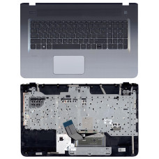 Клавиатура для HP Pavilion 17-G топ-панель серебристая