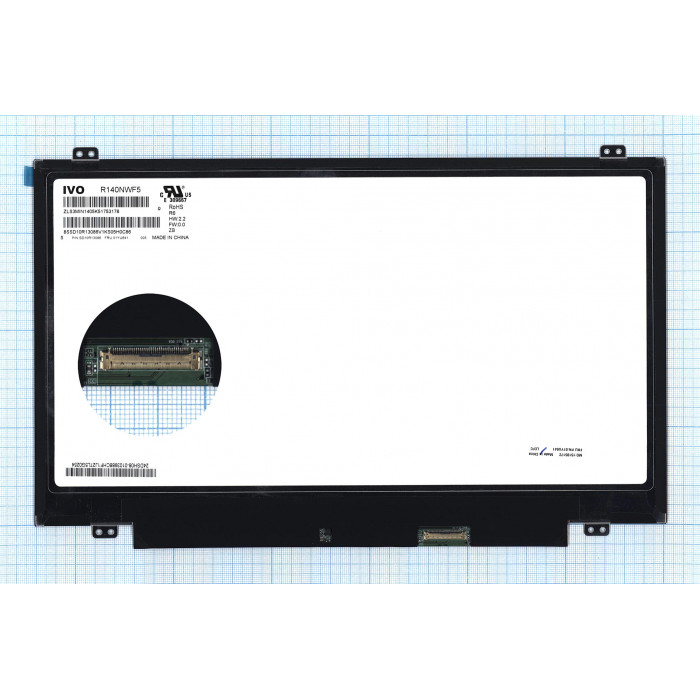 Матрица R140NWF5 R6 c тачем FullHD 40eDp IPS