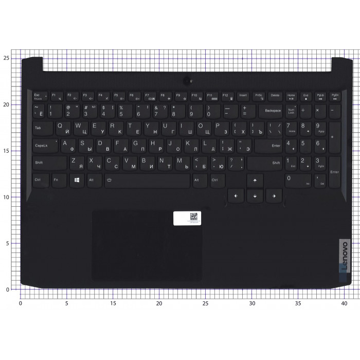 Клавиатура для Lenovo IdeaPad Gaming 3-15ACH6 RGB топкейс