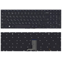 Клавиатура для Samsung NP880Z5E, 870Z5G-X01, NP670Z5E, NP680Z5E, NP 670Z5E-X02, 670Z5E-X01, NP780Z5E, NP770Z5E черная с подсветкой