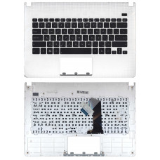 Клавиатура для Asus X301A топ-панель белая