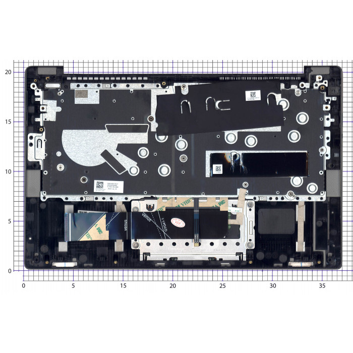 Клавиатура для ноутбука Lenovo Ideapad 5-14IIL05 топкейс Type-C черный