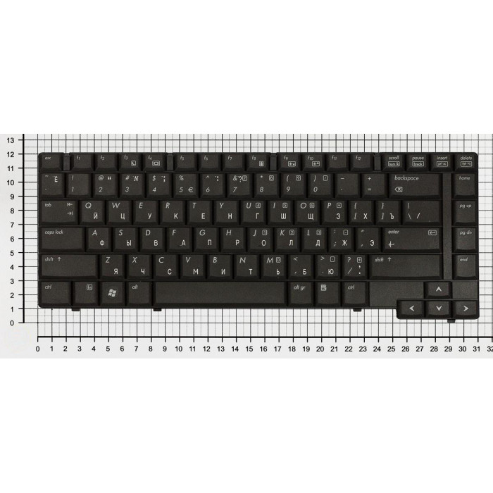 Клавиатура для HP Compaq 6530B 6535B 6730B 6735B 8530 NC6400 черная