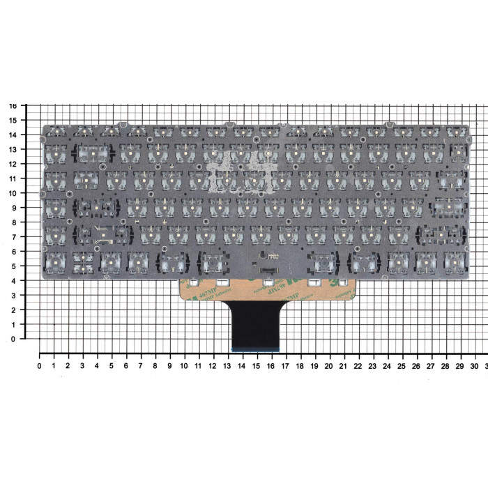 Клавиатура для ноутбука HP Pavilion 14-DV 14-DW gold