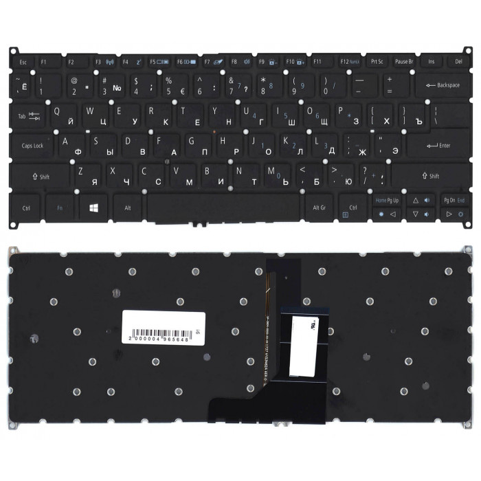 Клавиатура для Acer SP111-31 черная