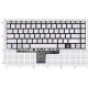 Клавиатура для ноутбука HP Envy 14-EB серебро