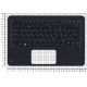 Клавиатура для HP Probook X360 11 G1 EE G2 EE черная топ-панель