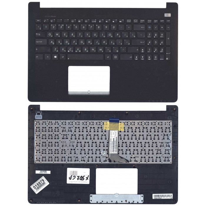 Клавиатура для Asus X502 топ-панель черная