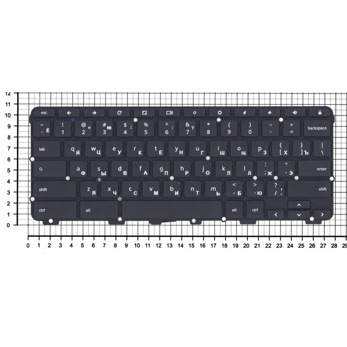 Клавиатура для Lenovo 300e 2nd gen черная