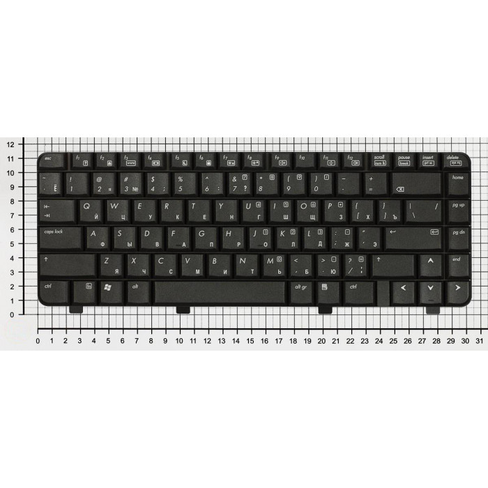 Клавиатура для HP 500 510 520 черная