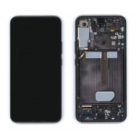 Дисплей для Samsung Galaxy S22 Plus SM-S906B в сборе с тачскрином ServicePack черный (GH82-27500A)
