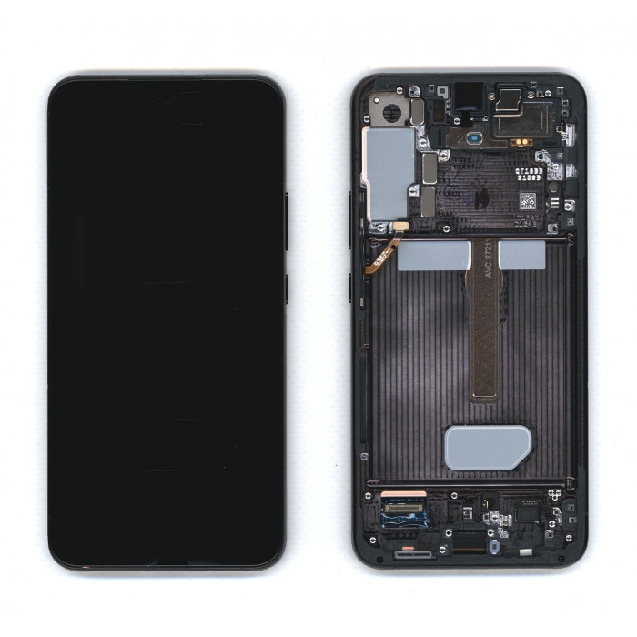 Дисплей для Samsung Galaxy S22 Plus SM-S906B в сборе с тачскрином ServicePack черный (GH82-27500A)