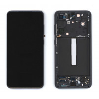 Дисплей для Samsung Galaxy S21 FE 5G SM-G990B в сборе с тачскрином ServicePack серый (GH82-26414A)