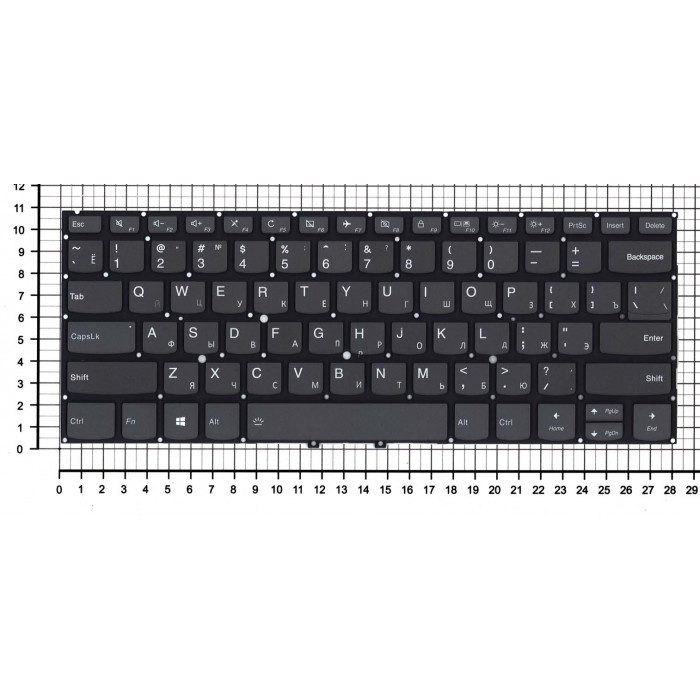 Клавиатура для Lenovo Yoga C930-13IKB черная
