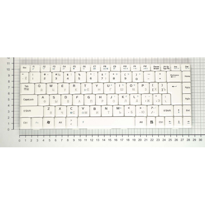 Клавиатура для Asus U3 F9 F6 F6A F6E F6H F6S F6V F6Ve белая