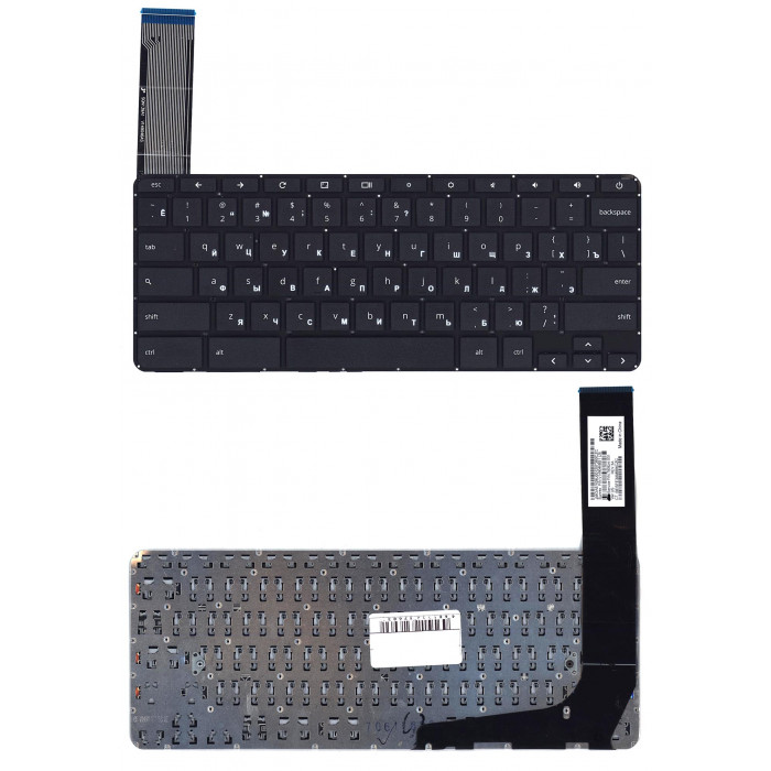 Клавиатура для HP Chromebook 14 G3 G4 14-2000 14-ak 14-q черная