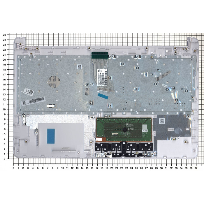 Клавиатура для HP 15-BS 15-BW топкейс белый