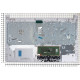 Клавиатура для HP 15-BS 15-BW топкейс белый