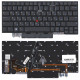 Клавиатура для ноутбука Lenovo ThinkPad X1 Yoga Gen 7 черная с подсветкой