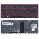 Клавиатура для Lenovo V380 черная с красной рамкой