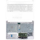 Клавиатура для HP 15-BS 15-BW топкейс белый