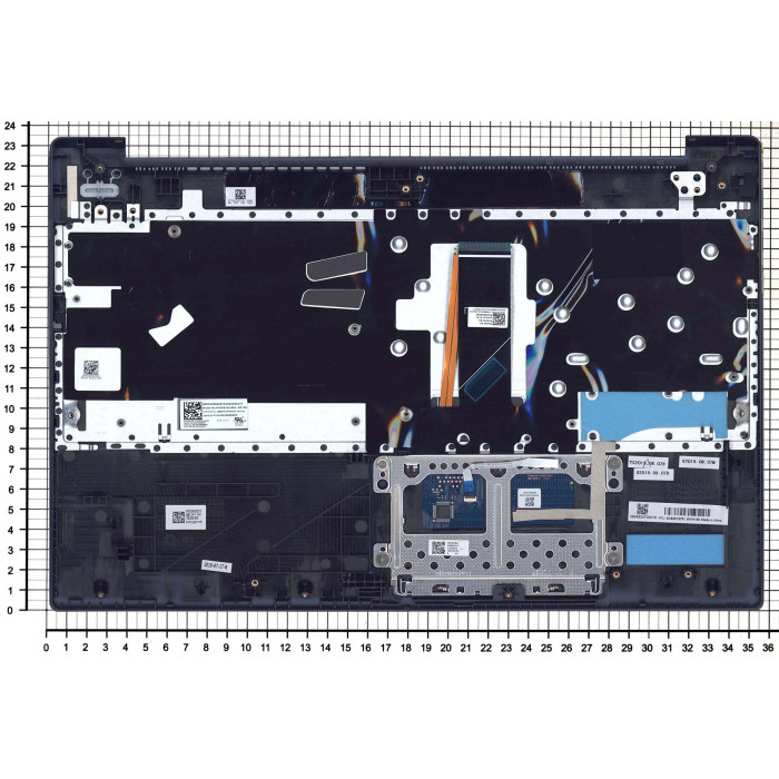 Клавиатура для Lenovo IdeaPad S340-15 топкейс dark blue