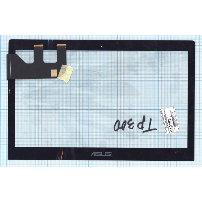Сенсорное стекло (тачскрин) для Asus Transformer Book Flip TP300 черное