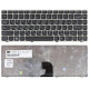 Клавиатура для Lenovo IdeaPad Z360 черная с серебристой рамкой