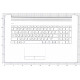 Клавиатура для HP 17-BY 17-CA топкейс белый