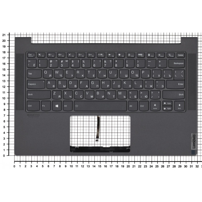 топкейс черный для Lenovo IdeaPad Yoga Slim 7-14IIL05