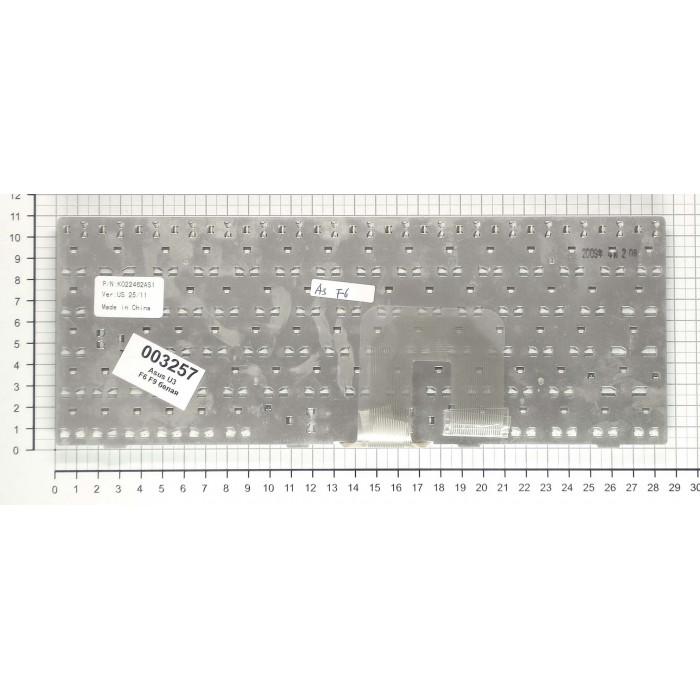 Клавиатура для Asus U3 F9 F6 F6A F6E F6H F6S F6V F6Ve белая